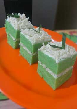 Bolu Pandan Keju Kukus 2 Telur