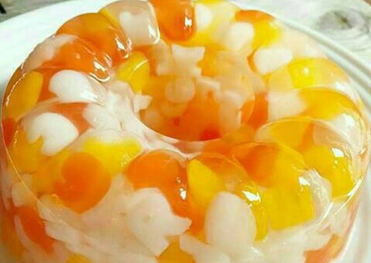 gambar untuk resep makanan Puding kaca jelly