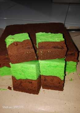 Brownies Coklat Pandan