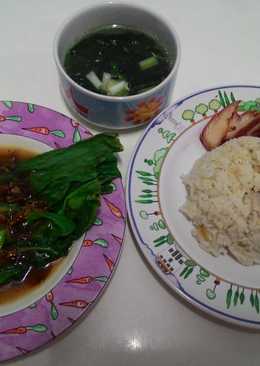 Nasi hainam jamur