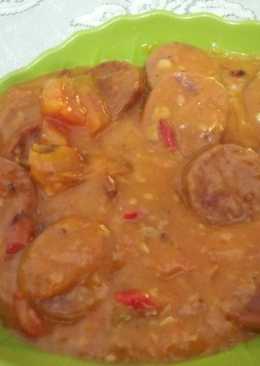 Simple rolade daging crunchy saos asam pedas manis