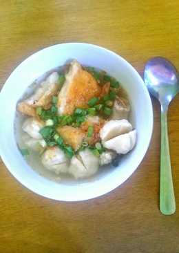 Tahu bakso ayam kuah