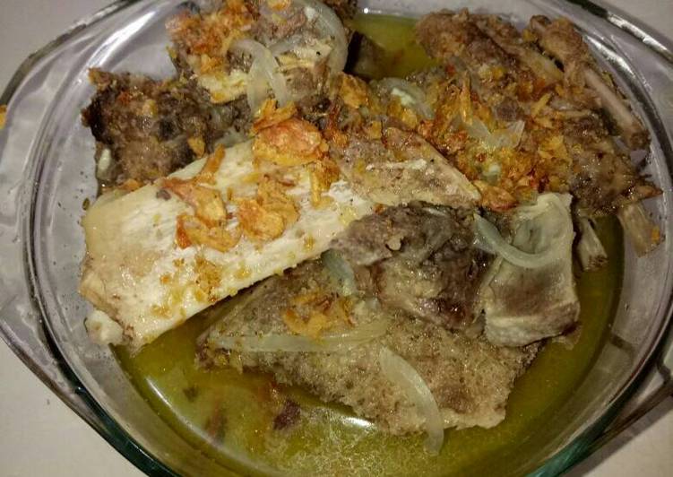 resep lengkap untuk Sop tulang kambing praktis#kitaberbagi