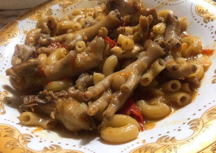 Seblak ceker makaroni recipe main photo