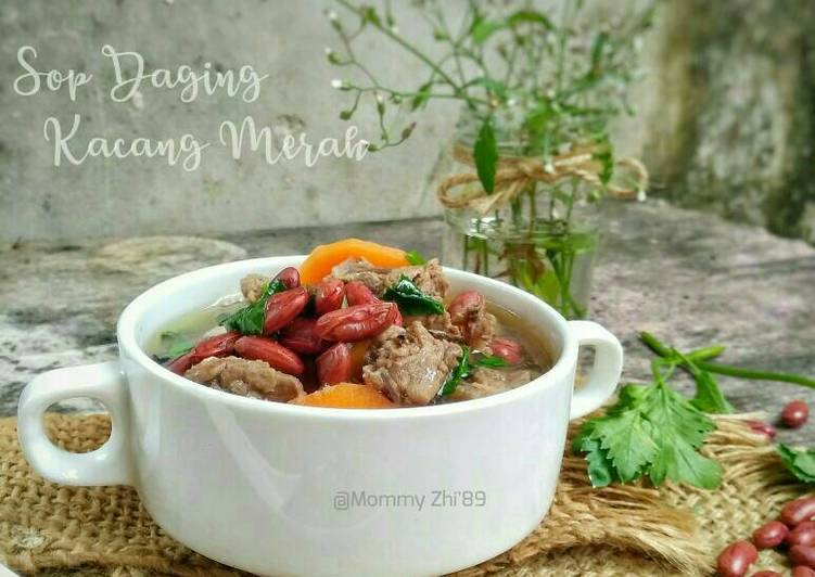 gambar untuk resep makanan Sop Daging Kacang Merah #kitaberbagi