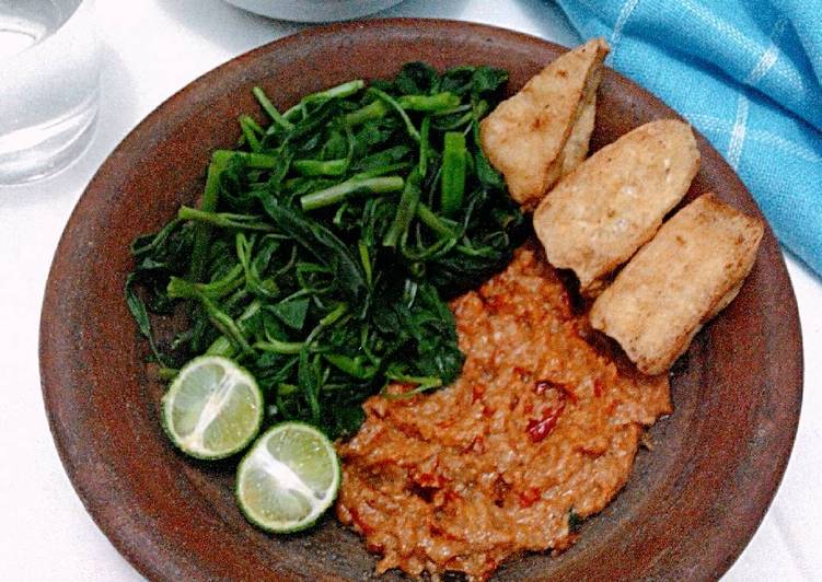 resep Plecing kangkung (bumbu versi matang)