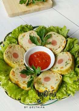 Tamagoyaki chicken roll