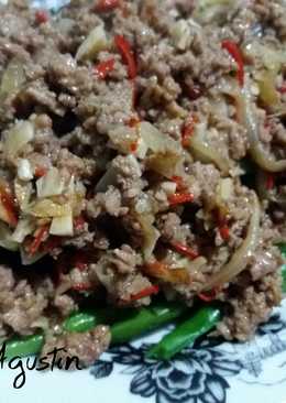 Buncis Siram Daging Simple Enak