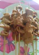 Sate ayam vegetarian