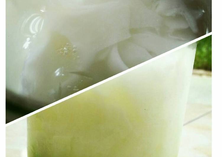 Resep Es Kopyor agar-agar