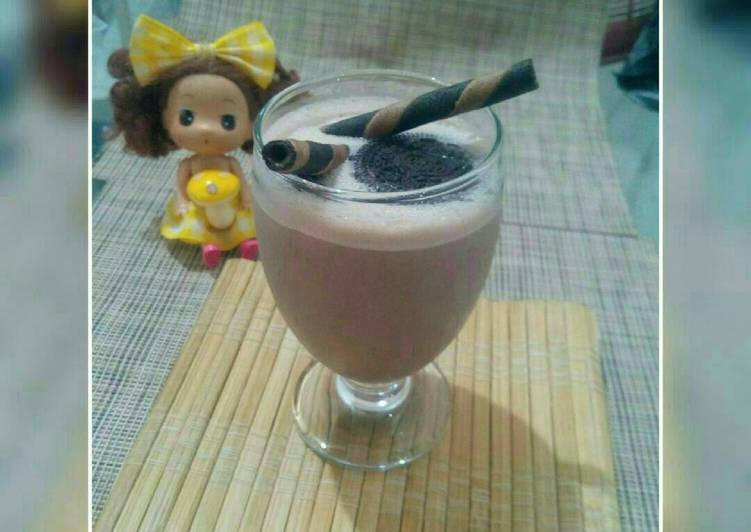 resep masakan Milkshake Milo #pr_recookminumandingin