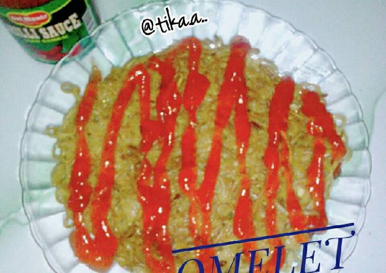 gambar untuk resep Omelet Mie Telur