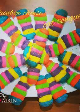 Lidah kucing Rainbow cheese