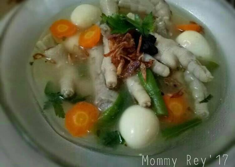 resep SOP Ceker