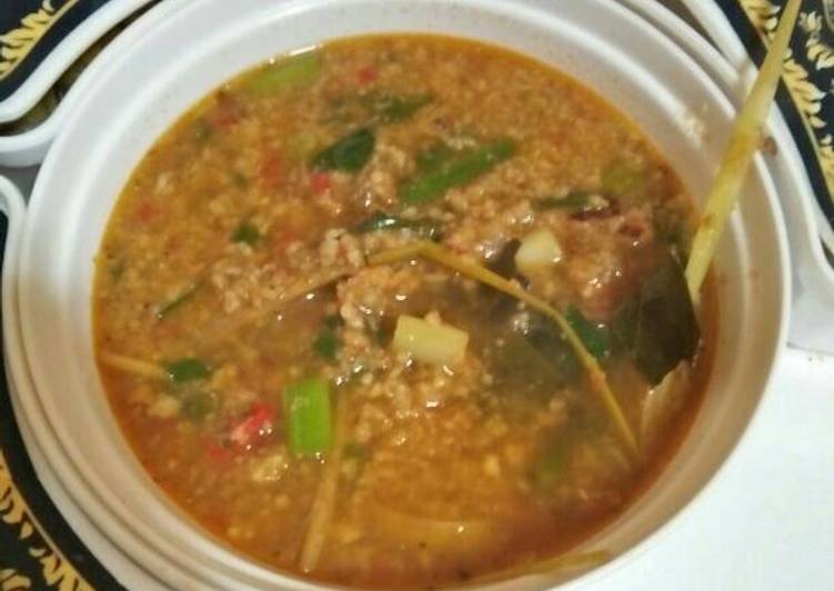 resep Sambal kuah oncom