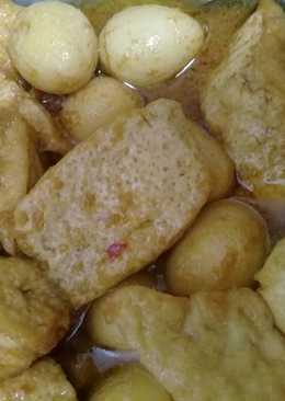 Semur tahu dan telur puyuh simpel (bisa buat sikecil 18 bln)