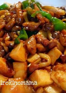 Ayam kungpao ft tahu& jamur shimeji
