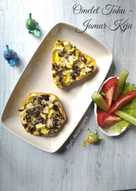 Omelet Tahu-Jamur Keju