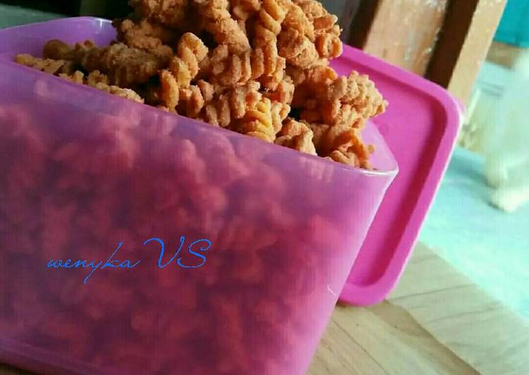 resep makanan Fusilli Kriuk #KusukaNGEMIL