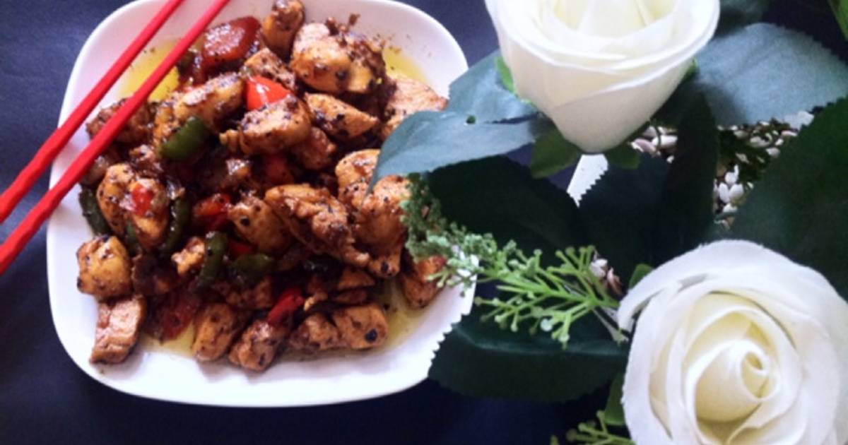 Resep BlackPaper Chiken ala Hanifah Alawiyah