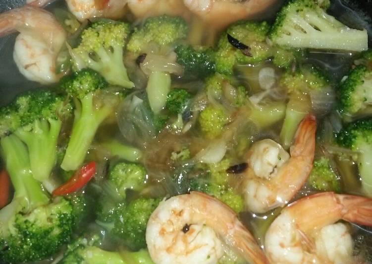 resep Off the rest, teringin masak brokoli tumis udang??