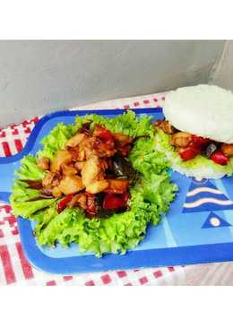 Rice Burger With Chicken Teriyaki