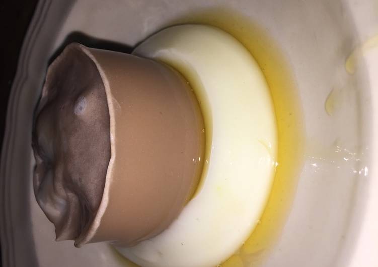 gambar untuk resep makanan Puding vla caramel