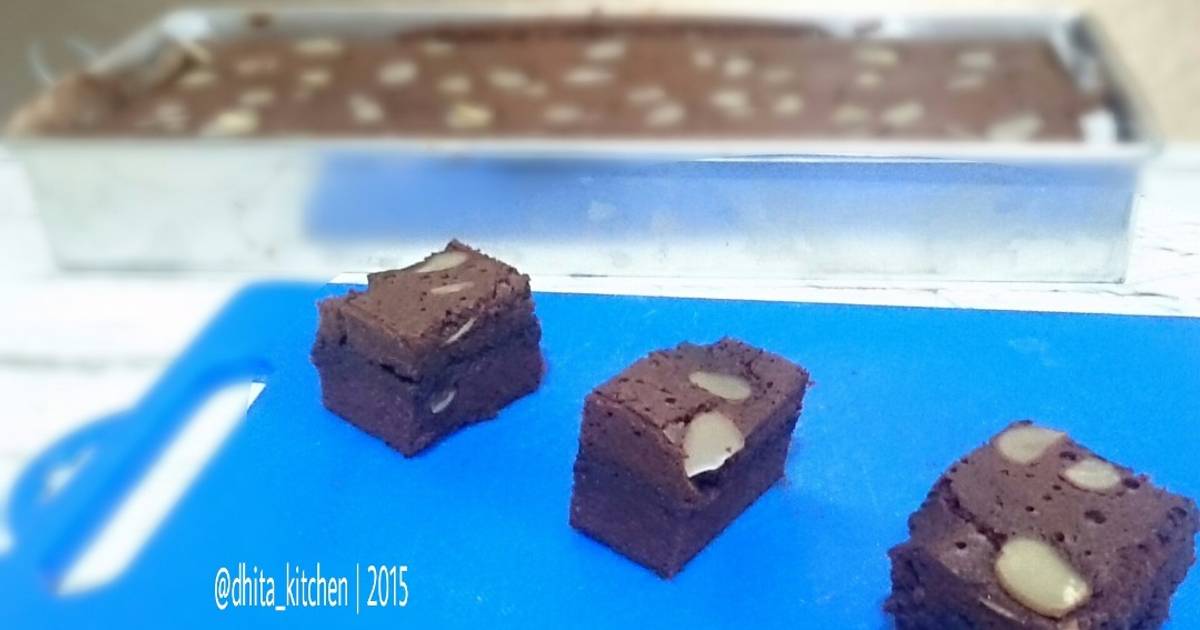 Resep Brownies Almond Ny.Liem