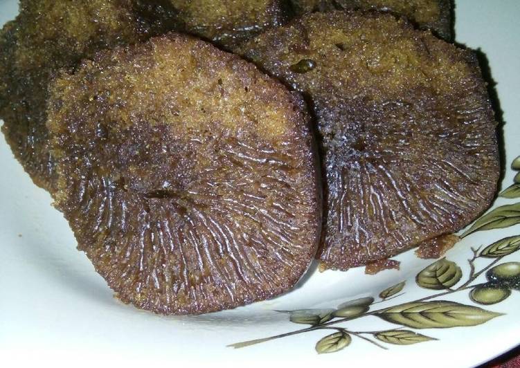 resep Bolu Karamel (Caramel Cake) a.k.a Bolu Sarang Semut