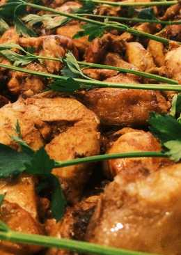 Chicken Roast with Barbecue Sauce