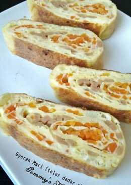 Gyeran-mariÂ (ê³ëë§ì´) Telur dadar ala korea