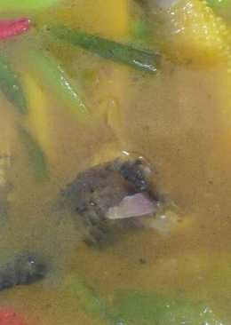 Ikan Bandeng kuah kuning asam manis pedas