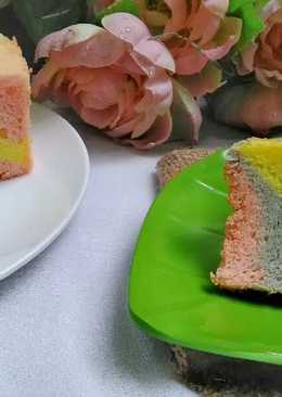 Unicorn Chiffon Cake (simple metode) #beranibaking