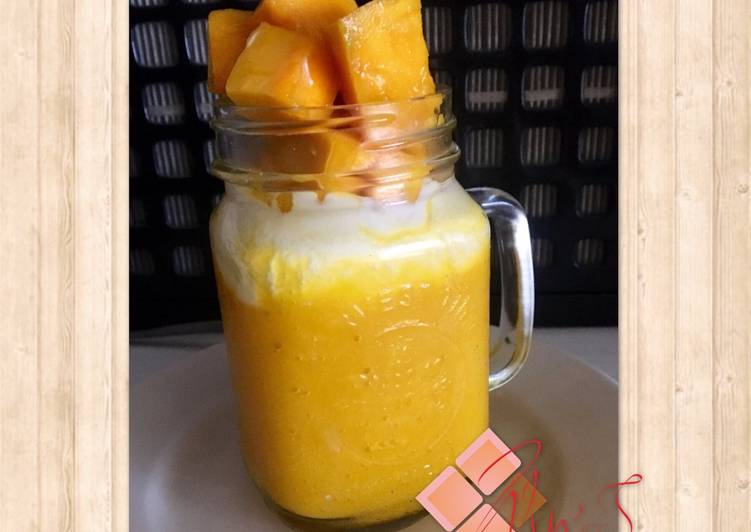 resep Mango Queen Thai (Mango Smoothies)