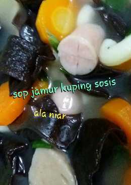 Sop jamur kuping sosis