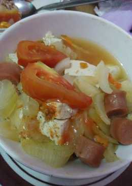 Tahu sosis steam (cocok untuk diet)