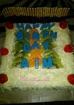 Bolu Jadul (Birthday Cake ala ala nobita)