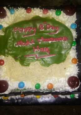 Rainbow cake kukus coklat keju