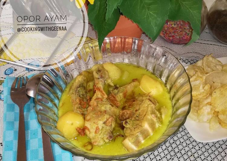 Resep Opor Ayam Kuah Kuning Dari Gee Naa