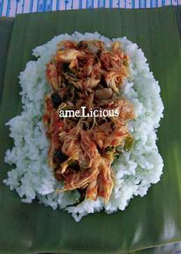 Nasi Bakar Ayam Pedas