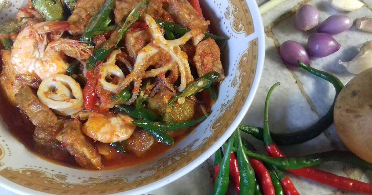 1 resep  balado tempe seafood  oriental enak dan sederhana 