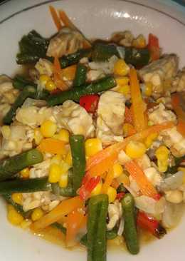 Tumis Tempe Sayur