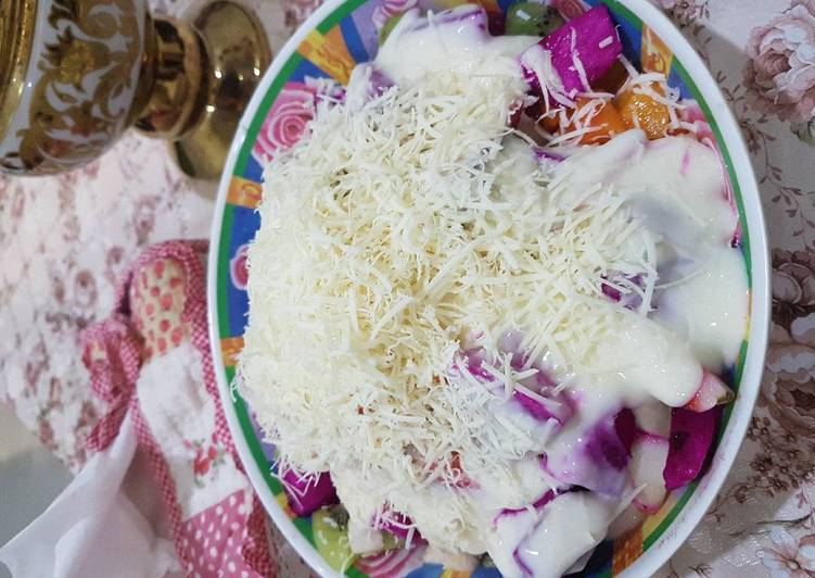 resep makanan SALAD BUAH ala Ummu Aisyah