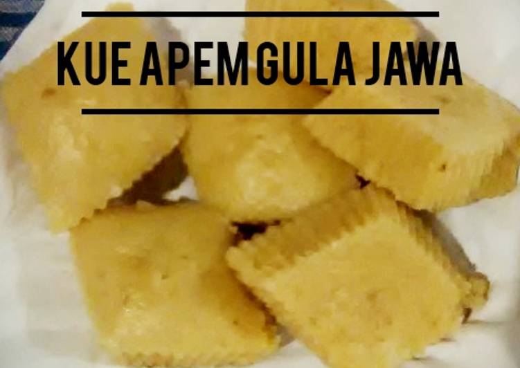 cara membuat Kue Apem Gula Jawa