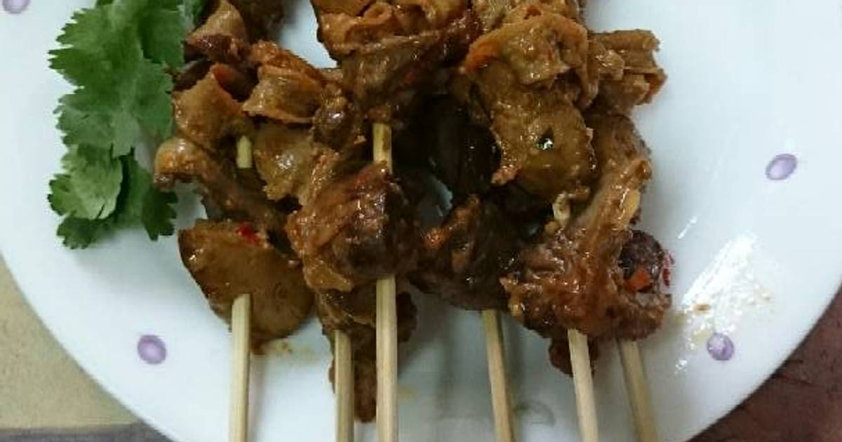 Resep Sate hati ayam bumbu rujak ala 🍰🍧Dapur Ayu 🍰🍨