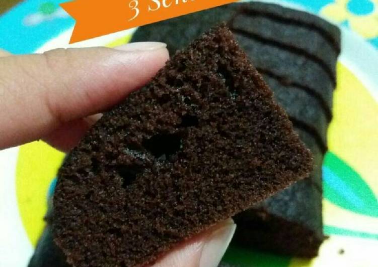 gambar untuk cara membuat Brownies 3 Sendok (Brownies Irit)