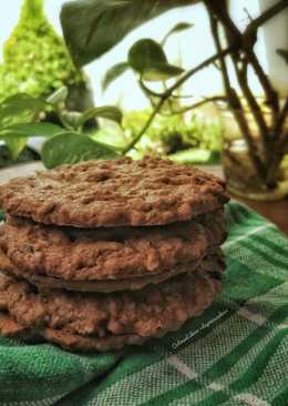 Oatmeal choco cookies