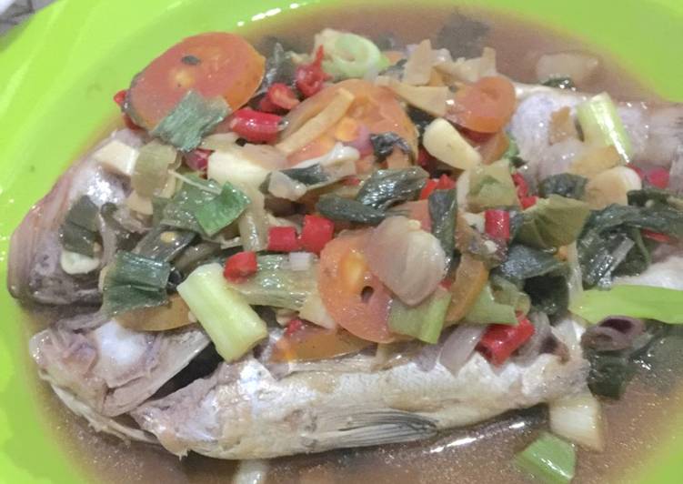 gambar untuk resep Ikan Kerapu Tim Saus Tiram