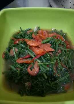 Sayur tumis pakis udang