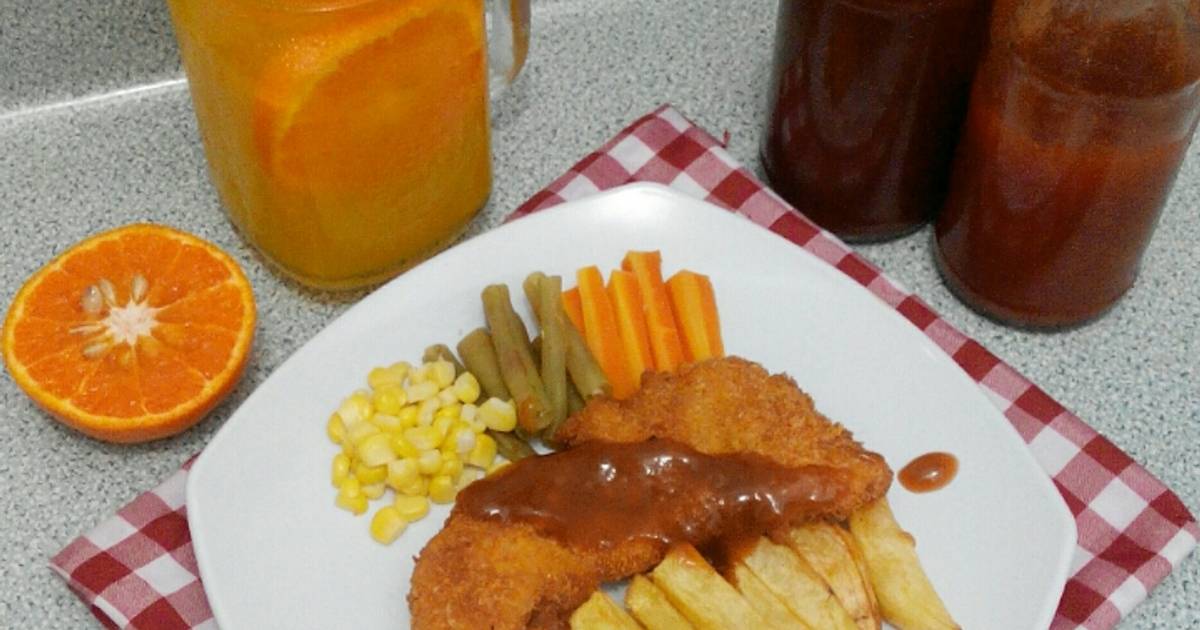 Resep Chicken Steak with BBQ Sauce ala VivieLiee